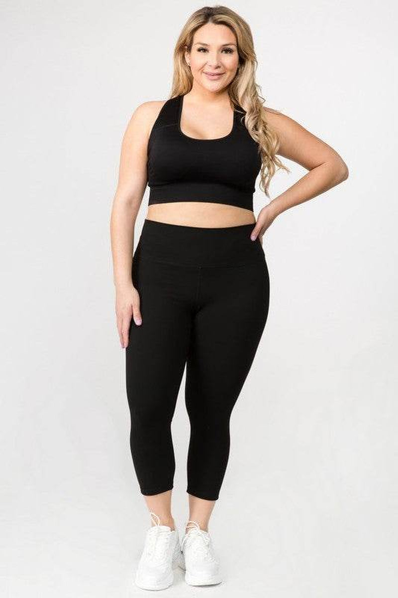 Buttery Soft Capri Activewear Leggings