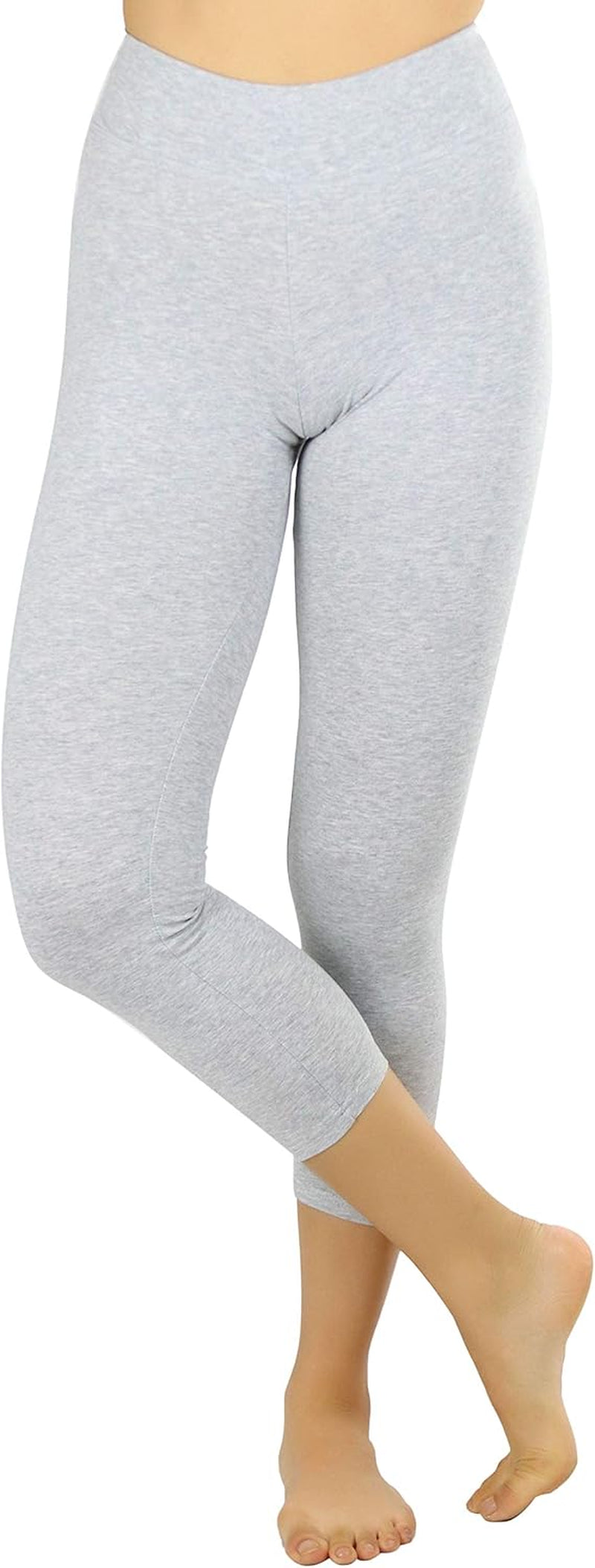 Women'S Cotton-Spandex Capri Leggings