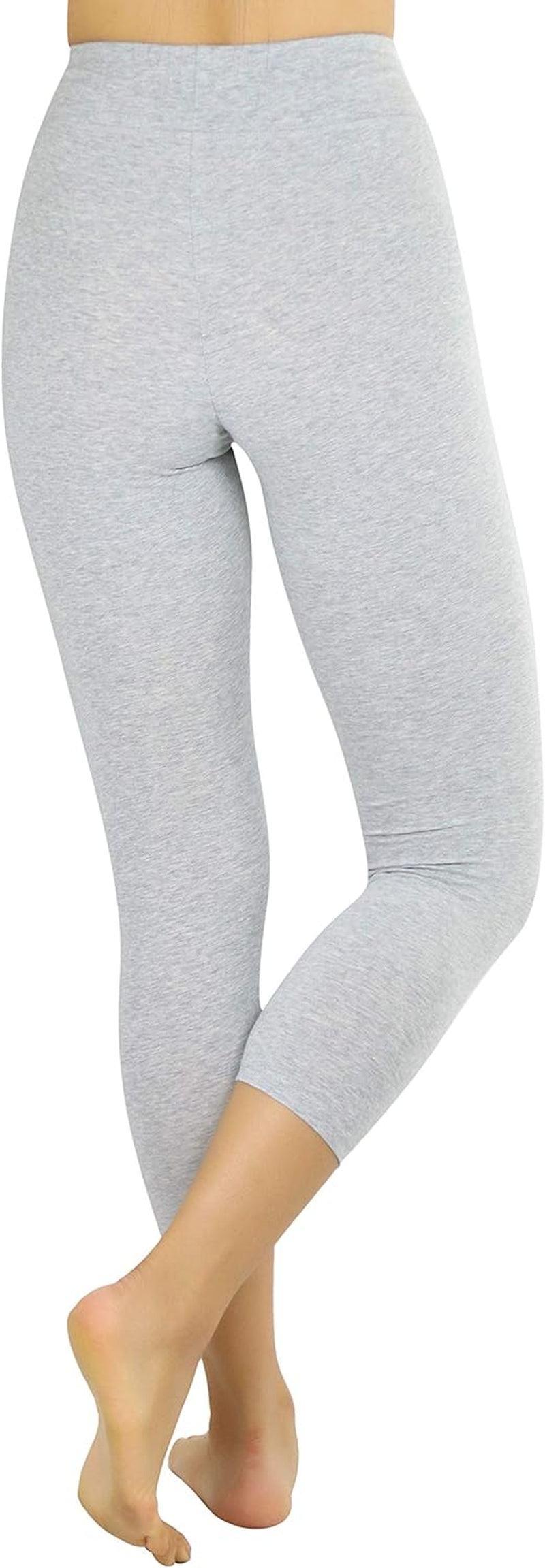 Women'S Cotton-Spandex Capri Leggings