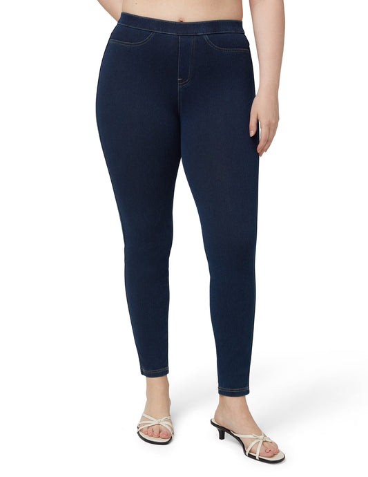 Women'S Classic Indigo Denim Legging, Dark Denim, Large
