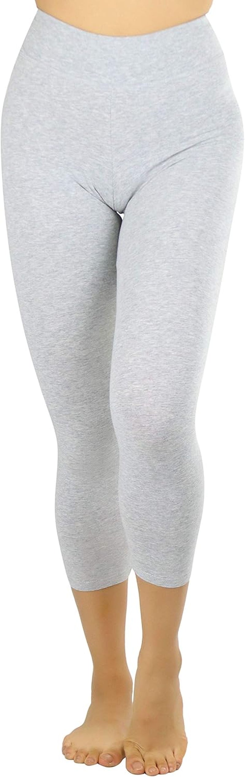 Women'S Cotton-Spandex Capri Leggings