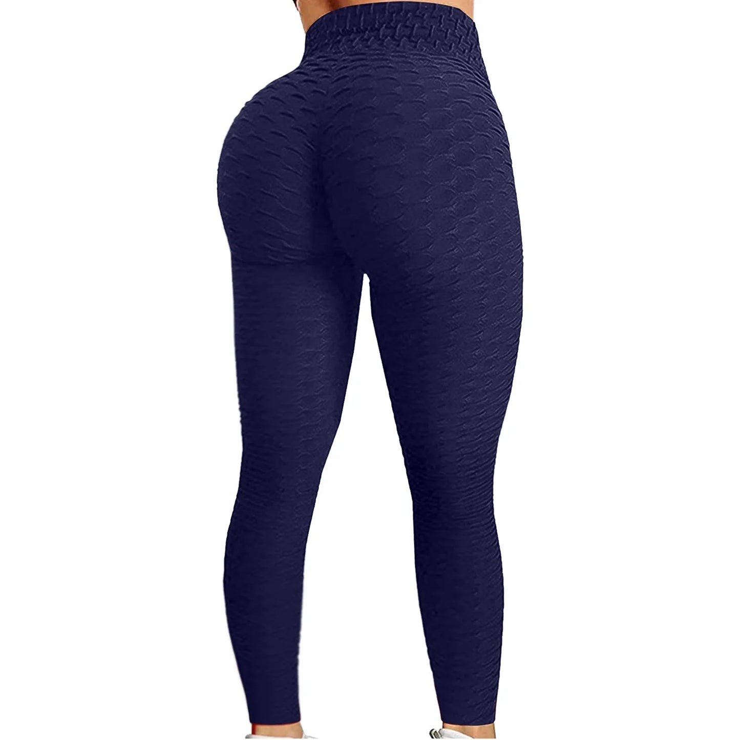 Womens High Waisted Workout Yoga Pants Seamless Butt Lifting Leggings Compression Tummy Control Stretchy Jogger Tights