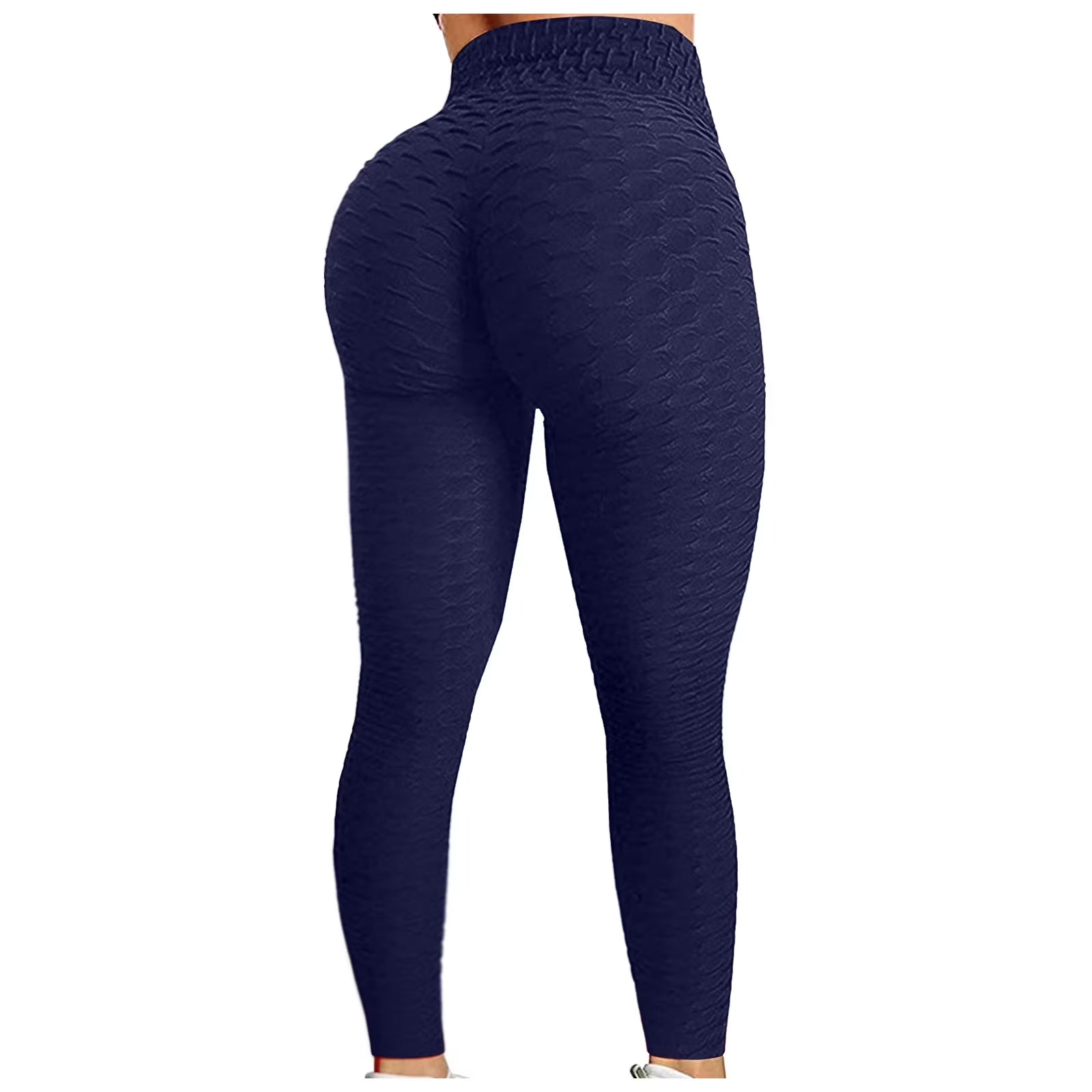 Womens High Waisted Workout Yoga Pants Seamless Butt Lifting Leggings Compression Tummy Control Stretchy Jogger Tights