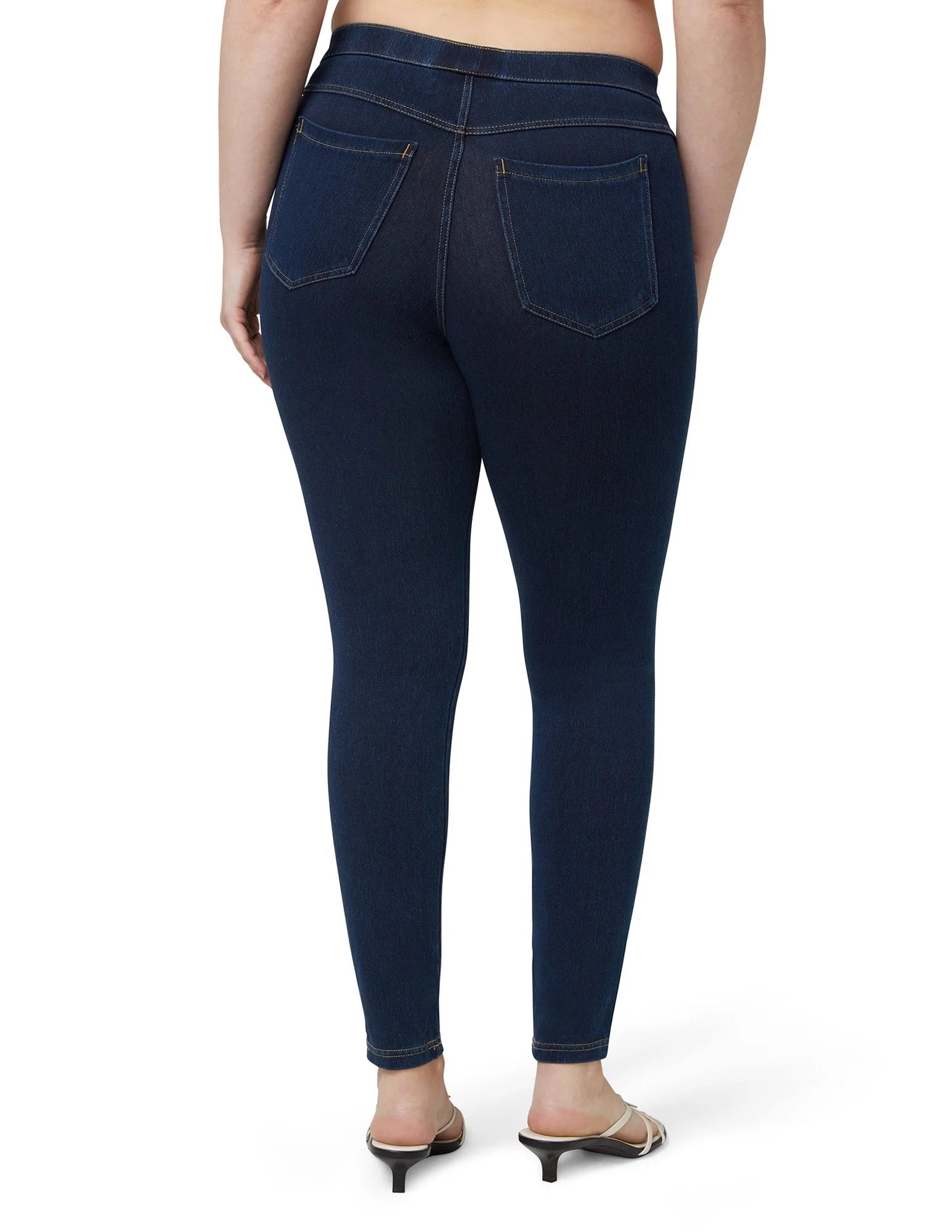 Women'S Classic Indigo Denim Legging, Dark Denim, X-Large