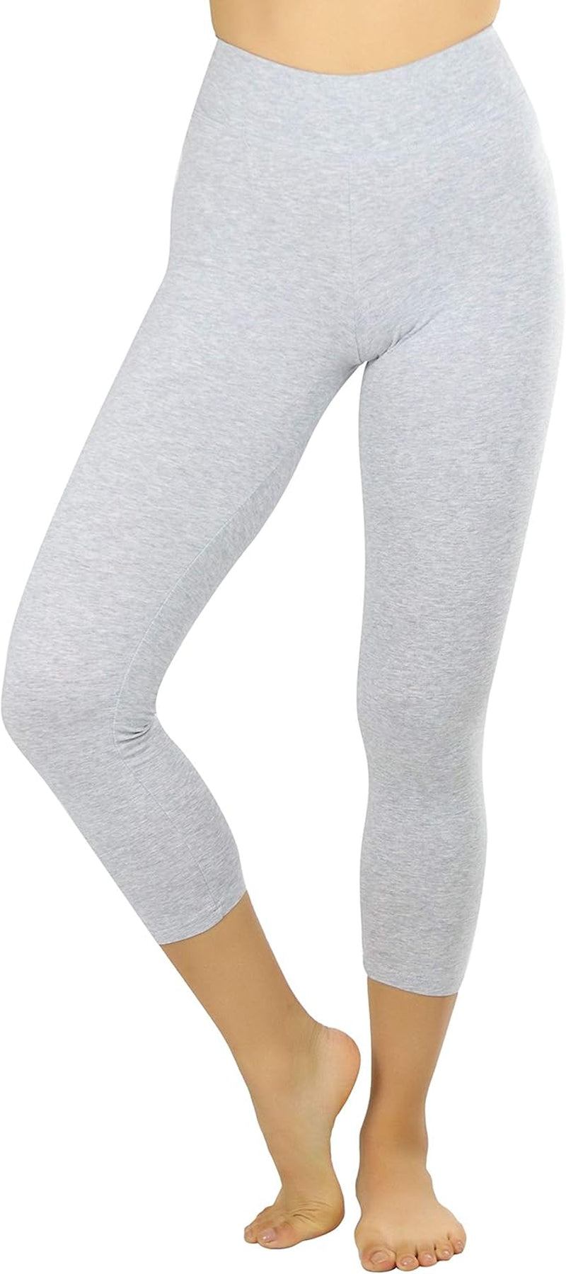 Women'S Cotton-Spandex Capri Leggings