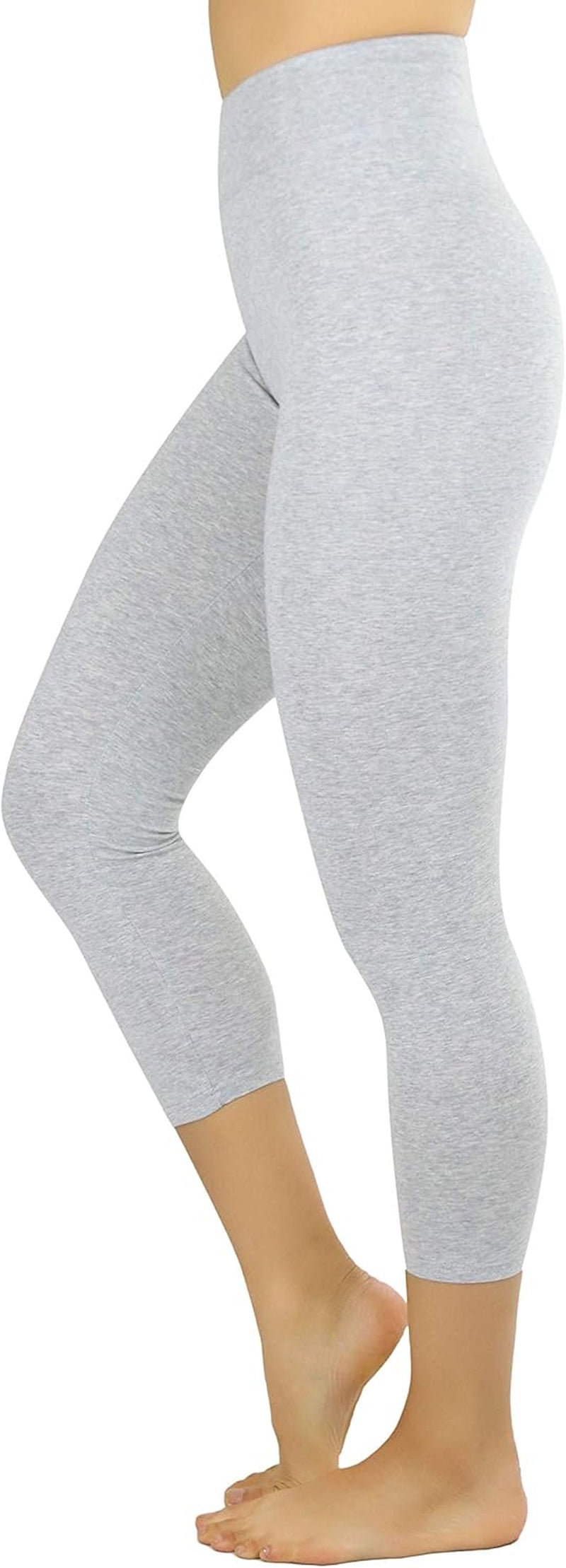 Women'S Cotton-Spandex Capri Leggings