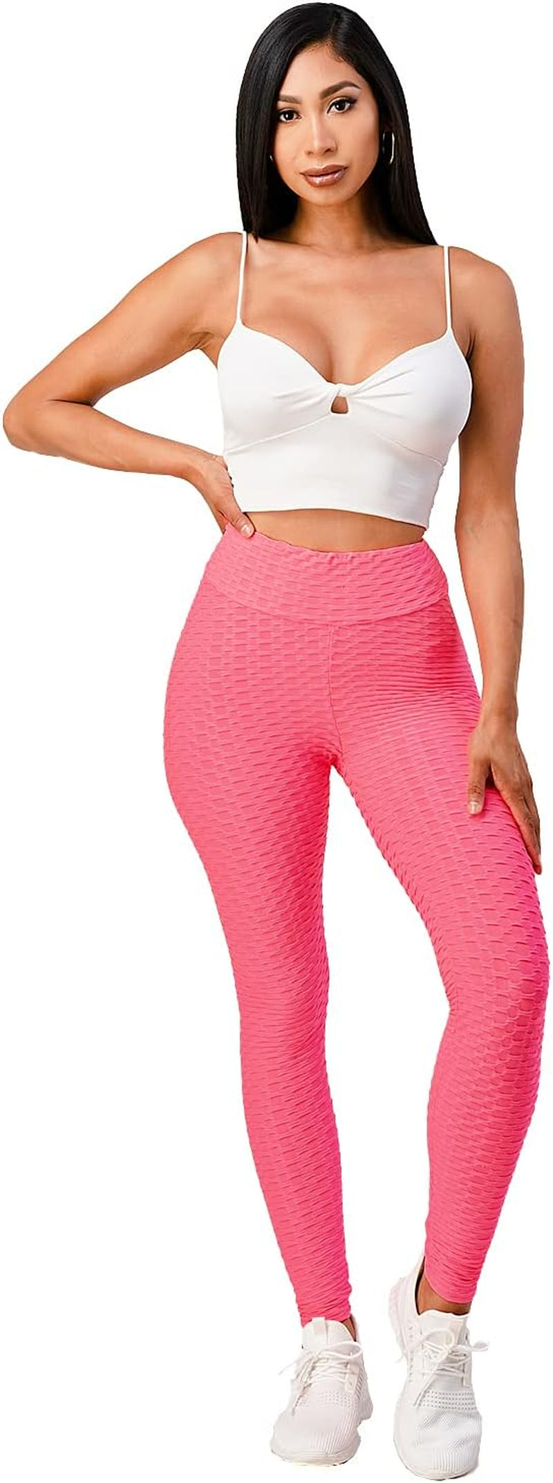 Women'S High Waist Yoga Pants Scrunch Butt Lifting Tummy Control Leggings