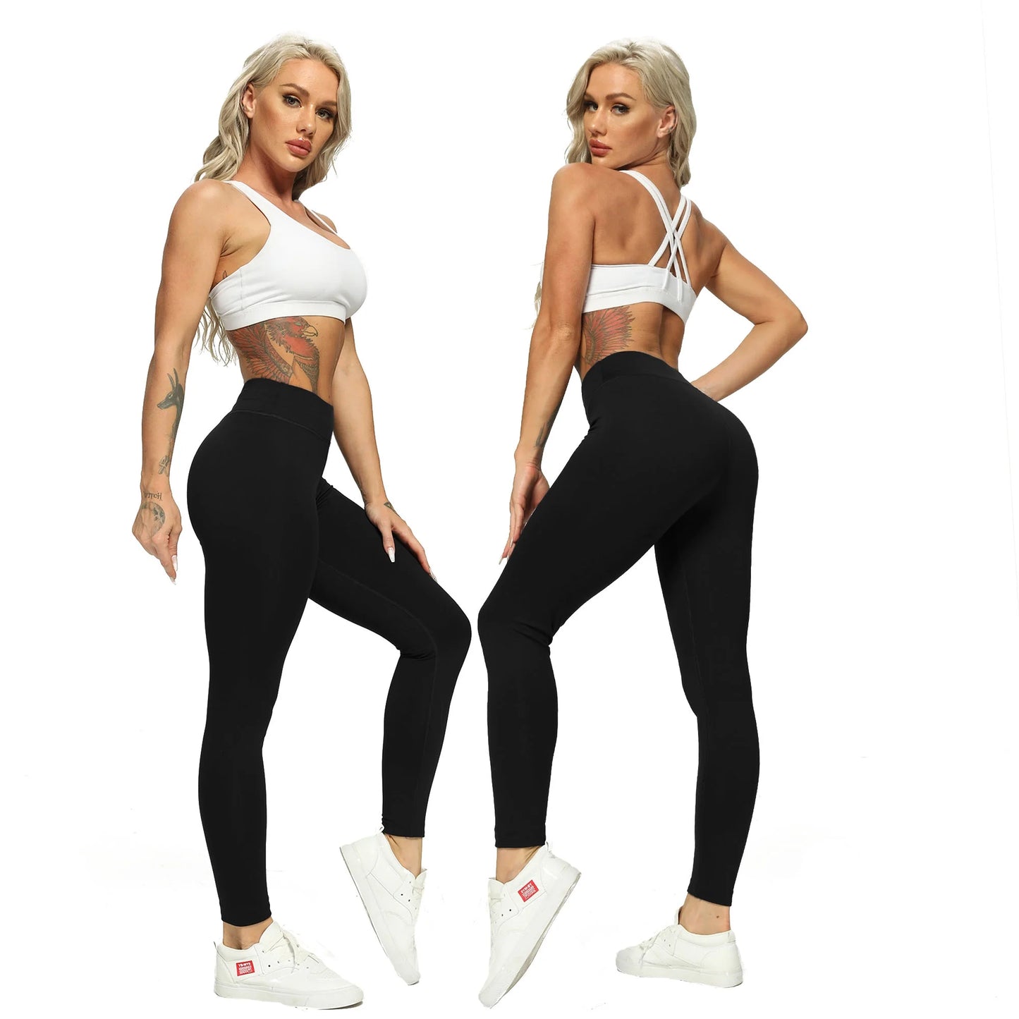 High Waist Yoga Pants Tummy Control Leggings Fitness Workout Pants